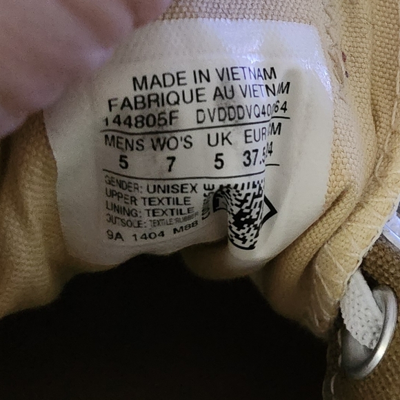 Olive Green Converse Sneakers - Picture 6 of 6